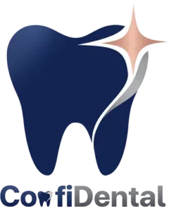 ConfiDental Clinic คลินิกทันตกรรมลาดพร้าว ภาพโลโก้แนวตั้ง